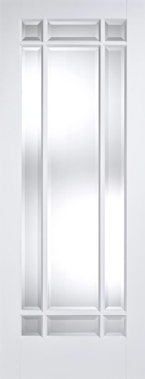 Manhattan Glazed White Door  - 686 x 1981 x 35mm